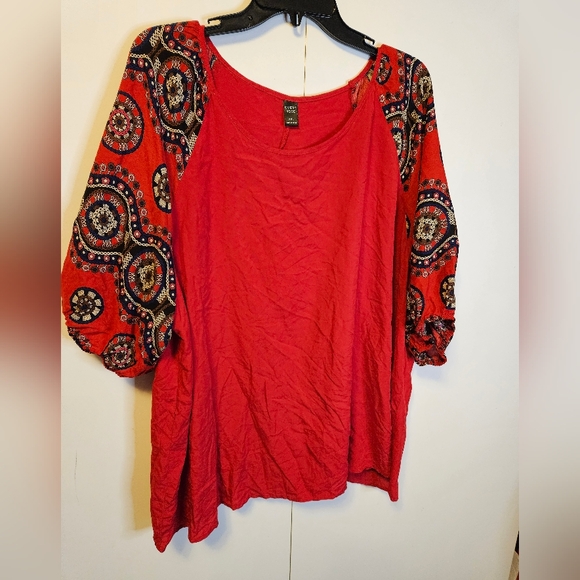 emery rose Tops - Emery Rose red plus top 4X